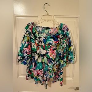 Colorful top. Size Medium. Like new!